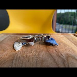 Kate spade New York bangle bow silver